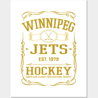 Vintage Jets Hockey Posters and Art